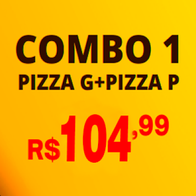 Pizza Grande + Pizza Pequena